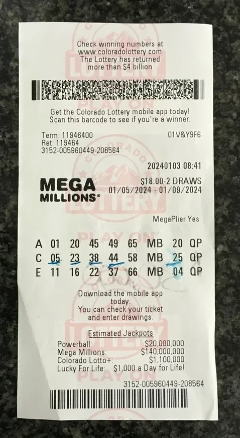JoAnn S. 的30,000美元赢奖 Mega Millions标签